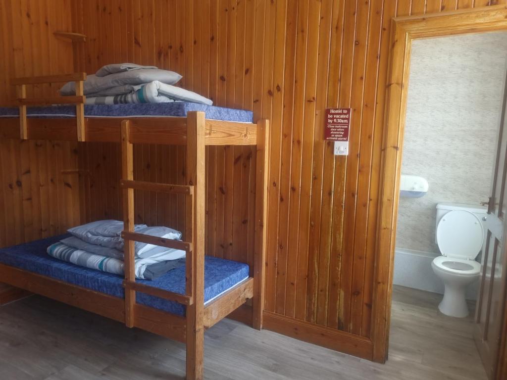 Koupelna v ubytování Blackwater Hostel