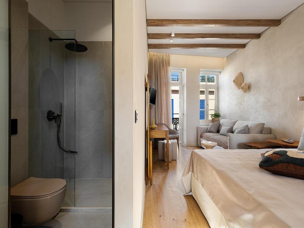 Postel nebo postele na pokoji v ubytování Casa Modiano Boutique