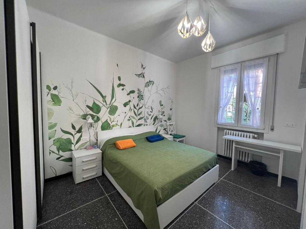 Ліжко або ліжка в номері Dimora Sterlizia zona Fiera S Donato