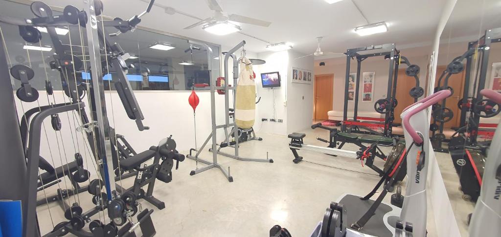 Fitness centrum a/nebo fitness zařízení v ubytování Villa Purpura Panoramic