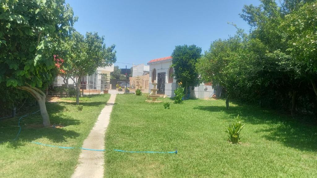 Zahrada ubytování Villa Naima