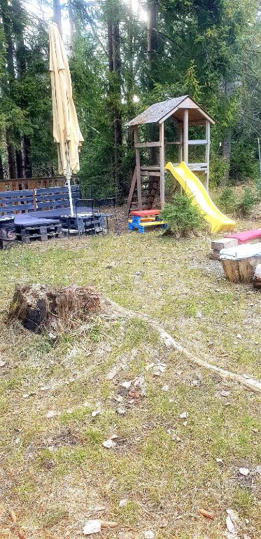Zahrada ubytování Chata pod zubačkou