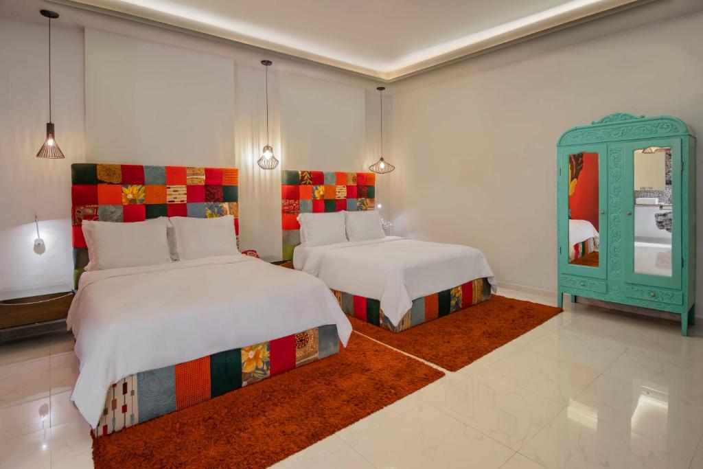 TRES79 Hotel Boutique Orizaba - Habitación Deluxe, 2 Dobles