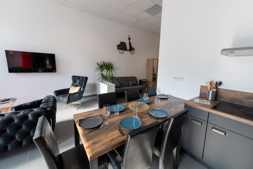 LOFT LA MINE D'OR - Parking gratuit et privé - Wifi - Tout équipé - Machine à laver - Appartement