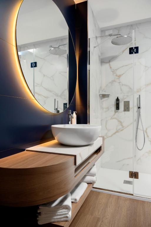 Koupelna v ubytování Parioli Hotel Rimini