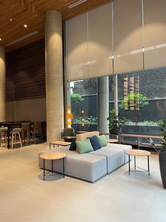 Posezení v ubytování Radisson Pinheiros