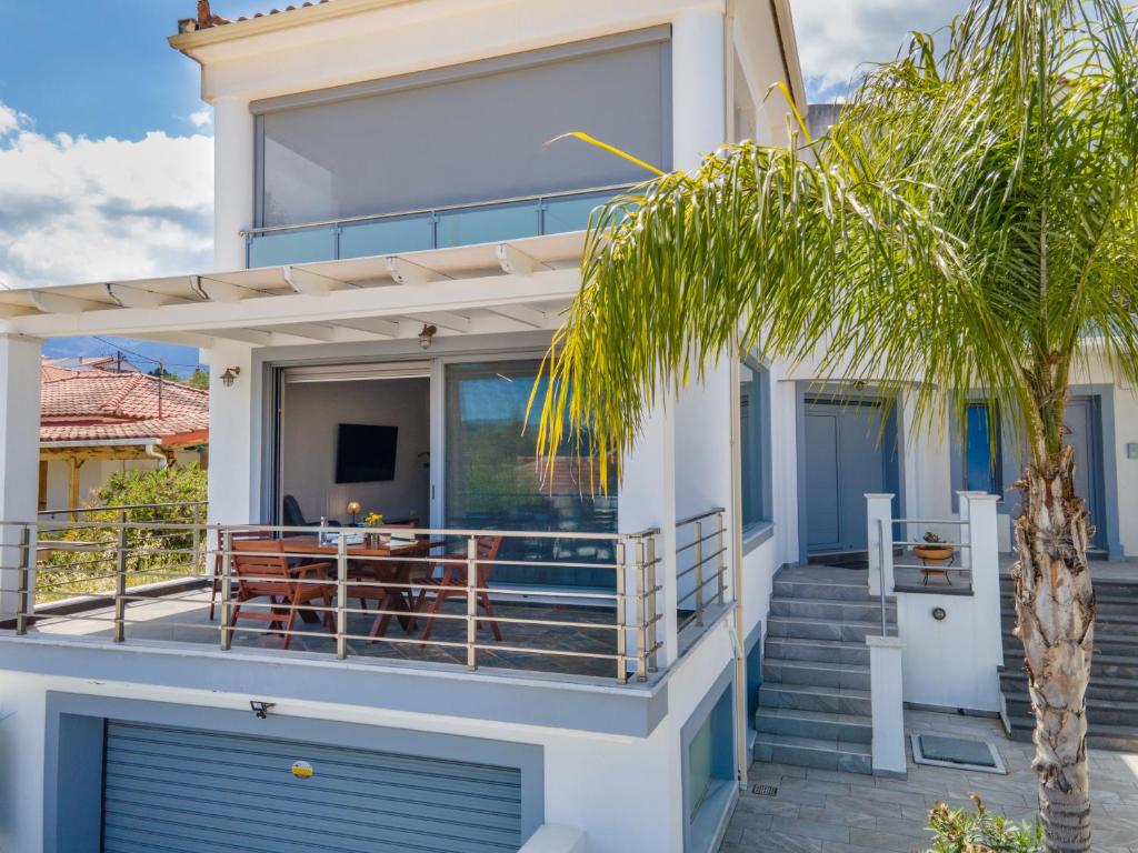 Balkón nebo terasa v ubytování Maria Seaside Apartment