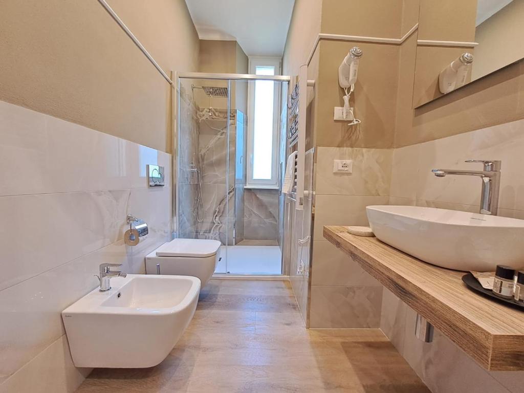 Koupelna v ubytování Relais di gusto