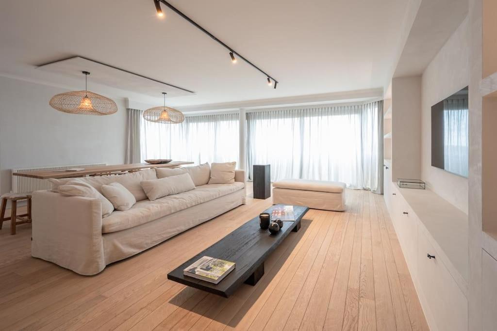 TV a/nebo společenská místnost v ubytování Morgenzon luxueus appartement