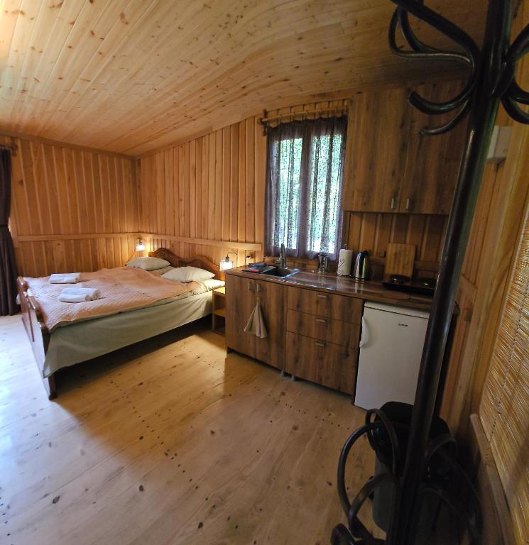 Postel nebo postele na pokoji v ubytování inSxvava