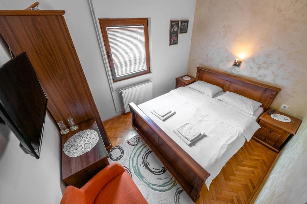 Postel nebo postele na pokoji v ubytování Guesthouse Sandra
