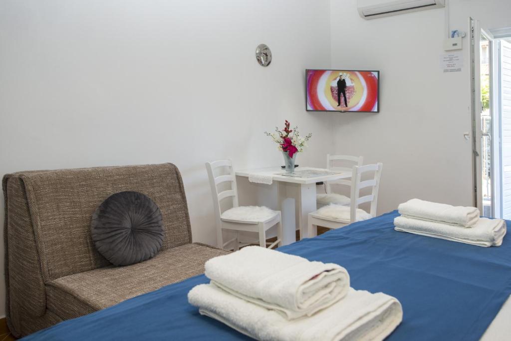Posezení v ubytování Guest House Kušeta