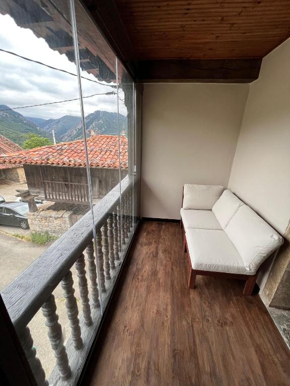 Balkón nebo terasa v ubytování El Refugio del Busgosu