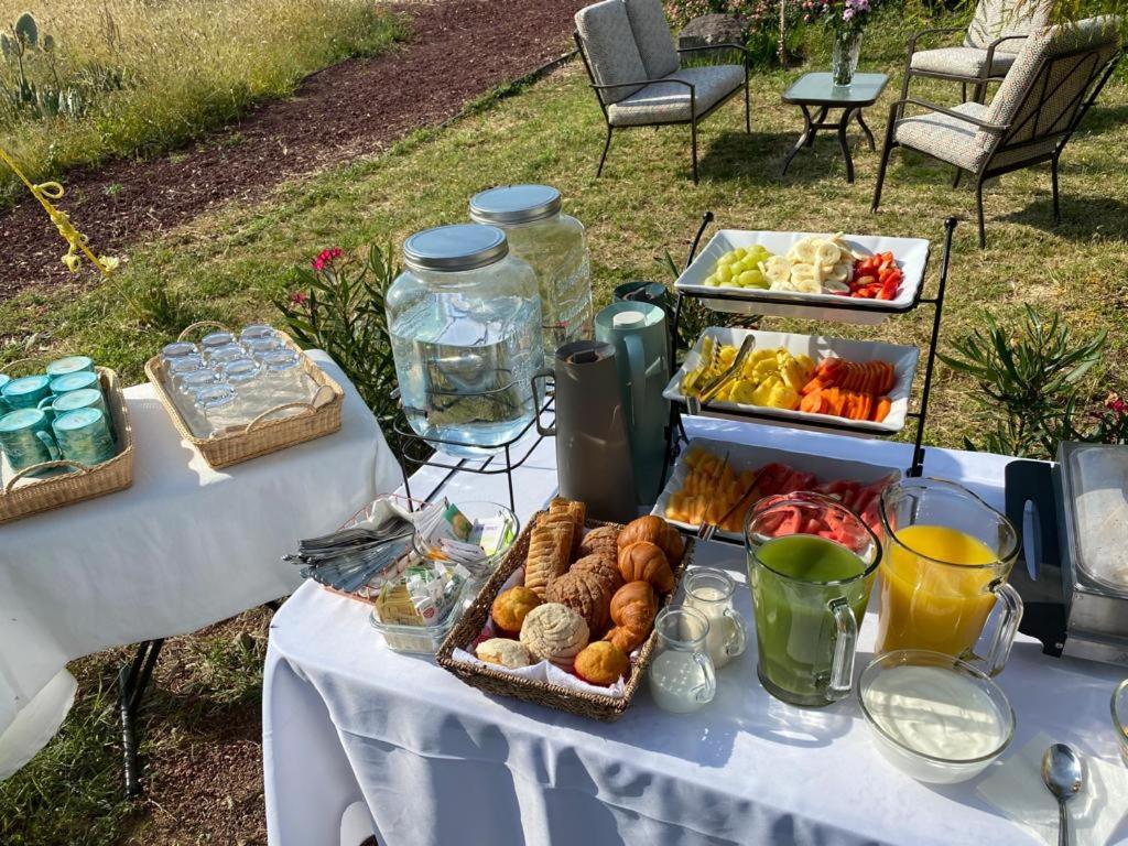 Jídlo v luxury tent nebo okolí