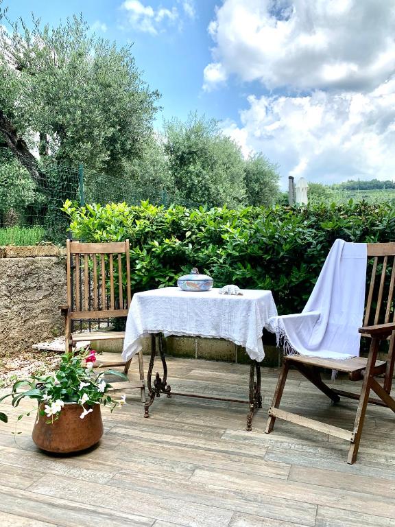 Balkón nebo terasa v ubytování A Casa di Lidia 15 min dal Lago di Garda e Verona Centro Vicinissima Terme Acquardens