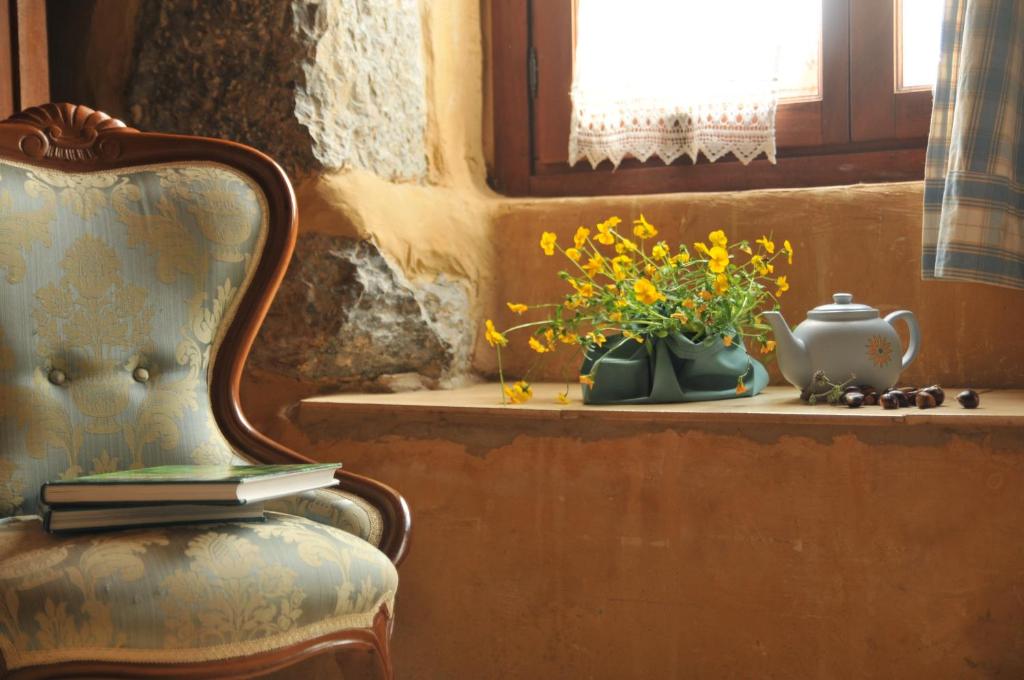 Posezení v ubytování Casa Rural Ecológica Kaaño Etxea