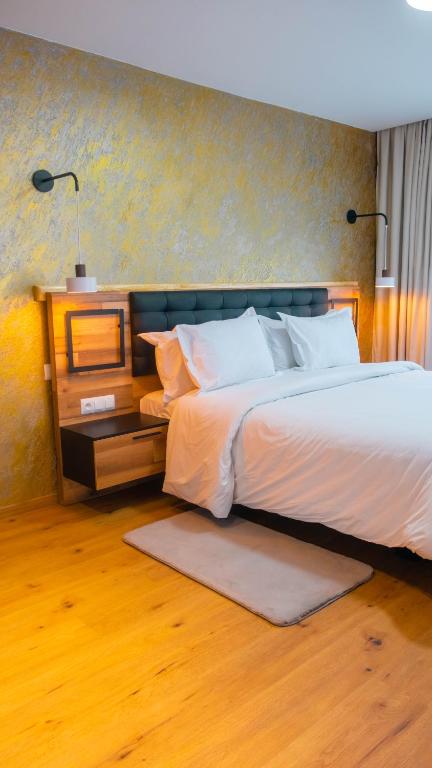 Ένα ή περισσότερα κρεβάτια σε δωμάτιο στο MIRANDA HOTEL - Tanger