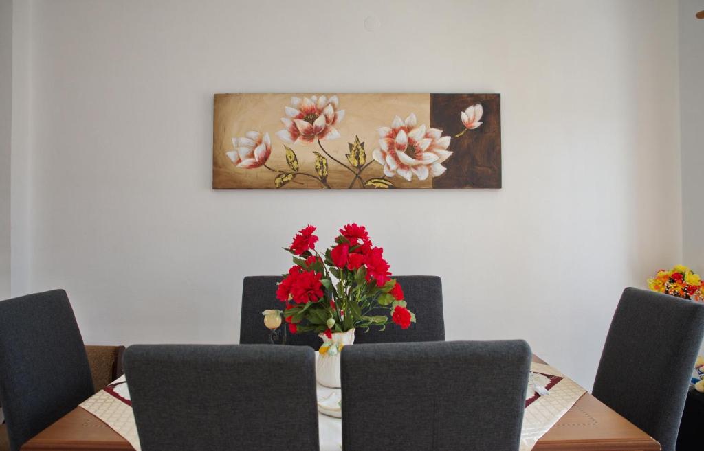 A seating area at Magdas house