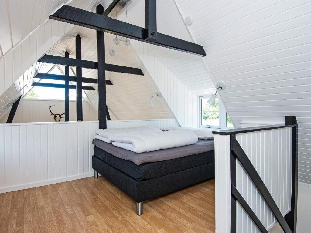 Postel nebo postele na pokoji v ubytování Holiday home Auning