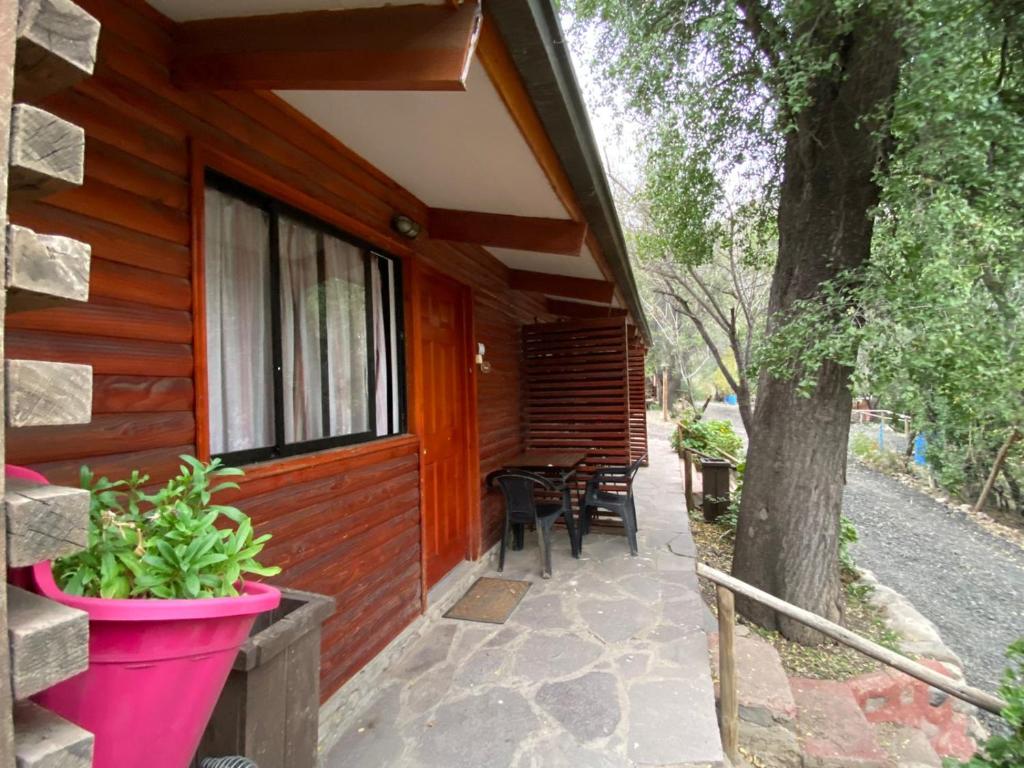 Zahrada ubytování Rancho el Chilcal Cabañas con vista al rio
