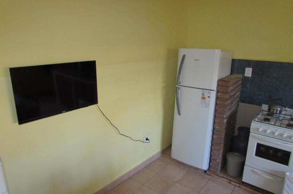 Kuchyň nebo kuchyňský kout v ubytování Hostel Céntro Belén