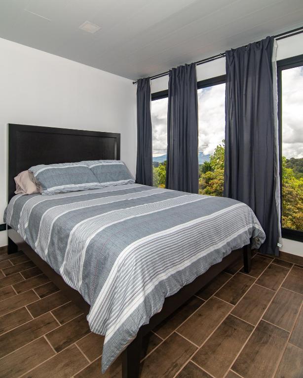 Postel nebo postele na pokoji v ubytování Casa de montaña Arisa