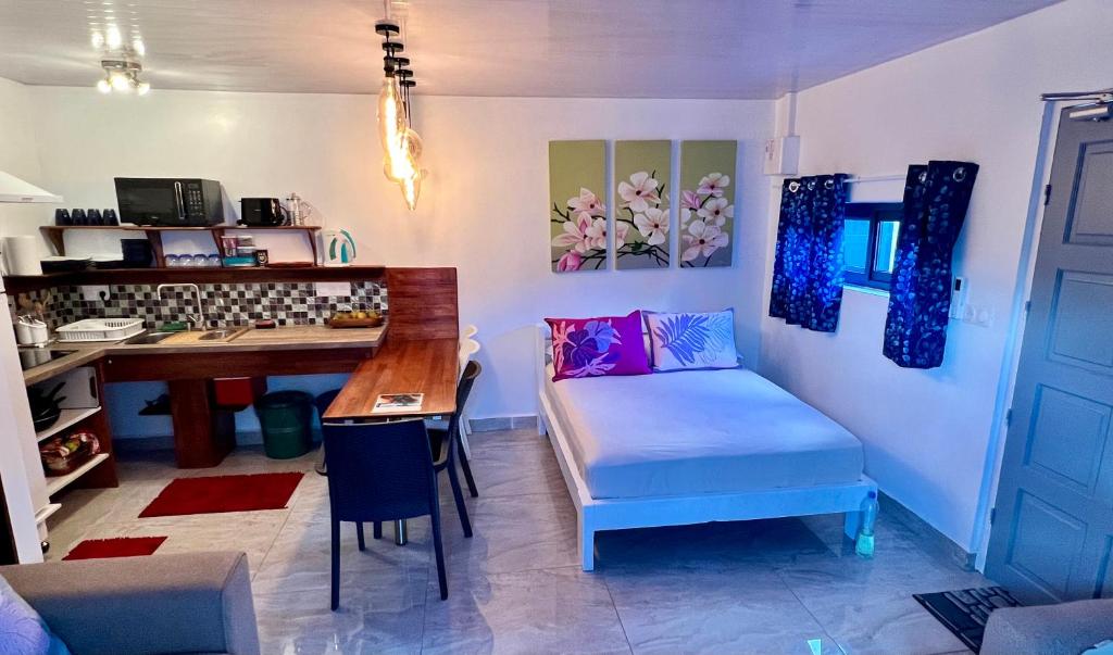 Posezení v ubytování Miki Miki House