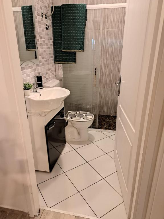 Koupelna v ubytování Apartman Zrinka