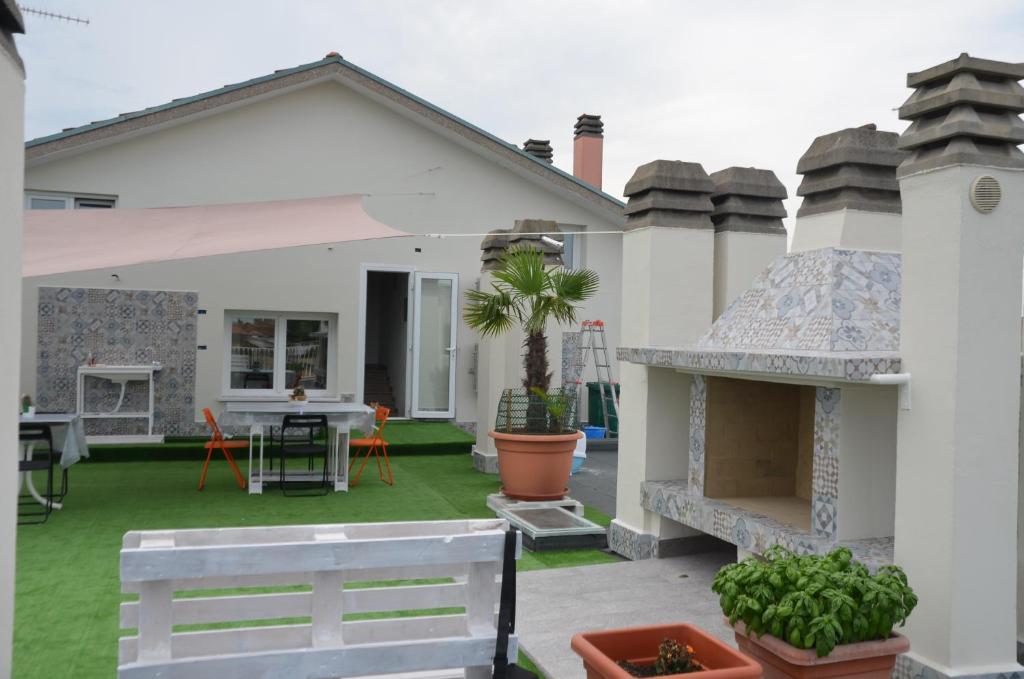 Budova, kde se bed and breakfast nachází