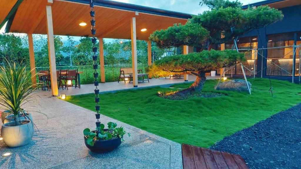 Zahrada ubytování Jiaoxi Pusu Homestay