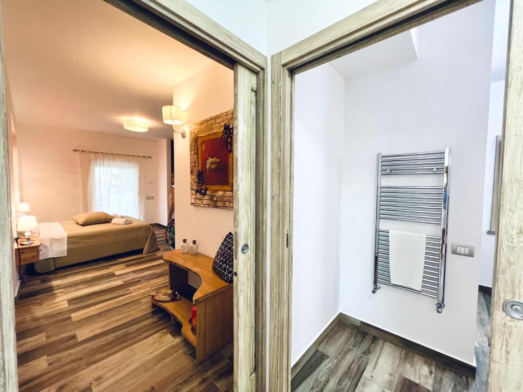 Postel nebo postele na pokoji v ubytování Casa di Ivana