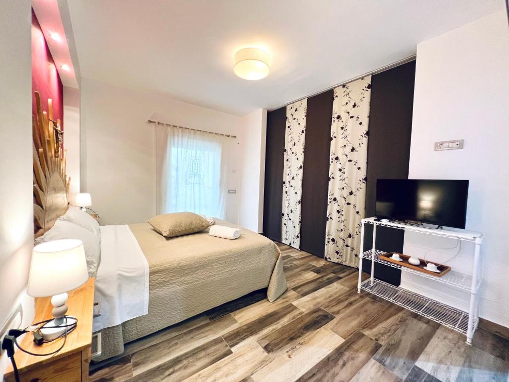 TV a/nebo společenská místnost v ubytování Casa di Ivana