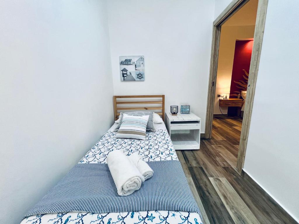 Postel nebo postele na pokoji v ubytování Casa di Ivana