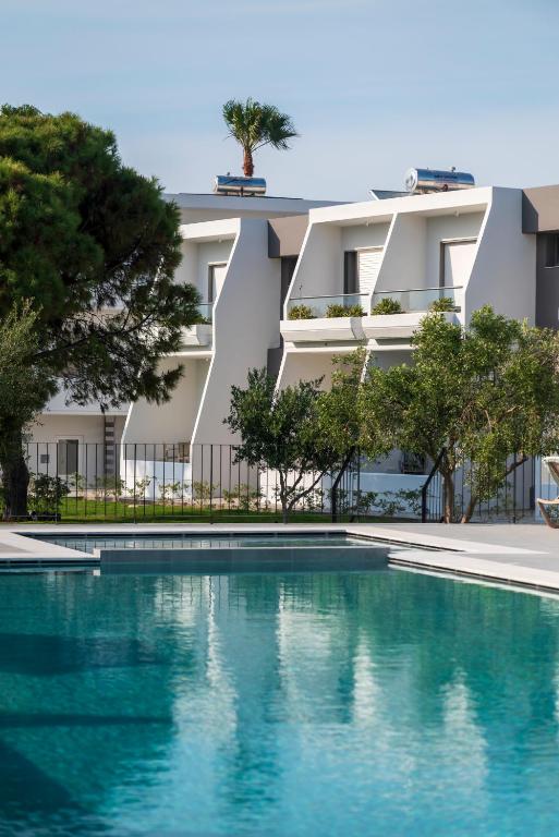 Bazén v ubytování Smaragdi Kos Hotel nebo v jeho okolí