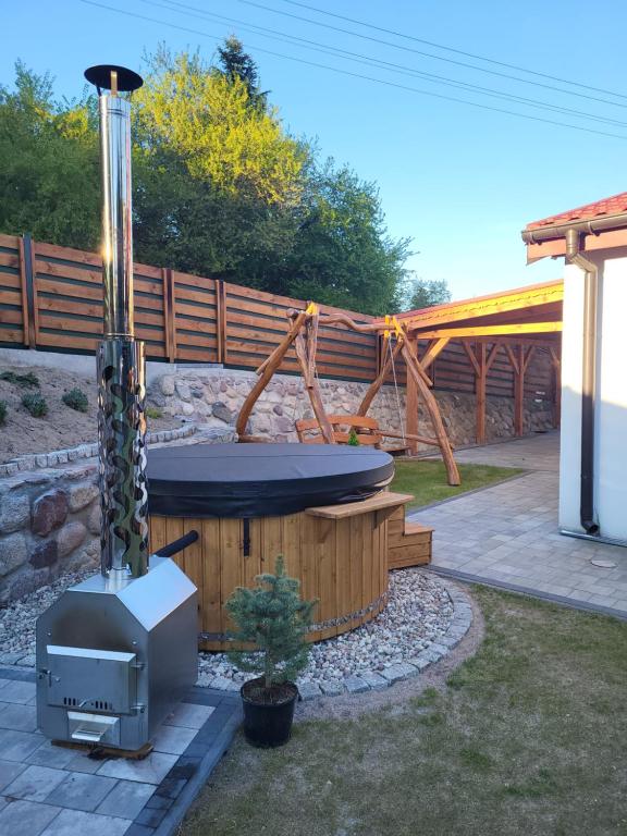 Gril pre hostí v dovolenkovom dome