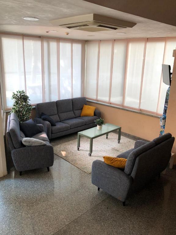 Posezení v ubytování Hotel Blue Ribbon