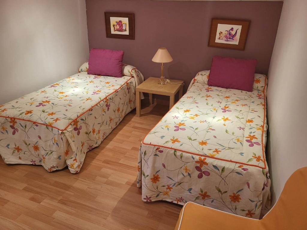 Posteľ alebo postele v izbe v ubytovaní Casa rural cerca Tarancón-Cuenca