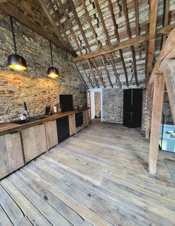 Kuchyň nebo kuchyňský kout v ubytování Luxury Spa Hotel - Francofolies
