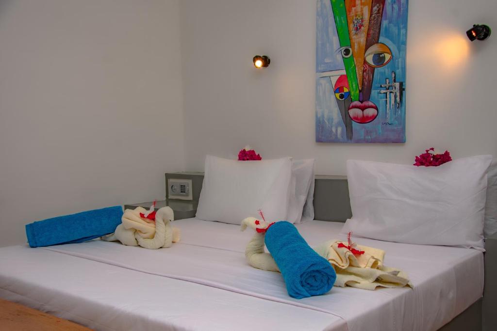 Postel nebo postele na pokoji v ubytování Little Pompeji Boutique Hotel - Adults Only