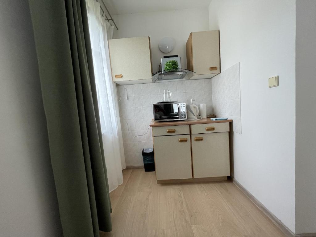 Kuchyň nebo kuchyňský kout v ubytování Villa Anzio