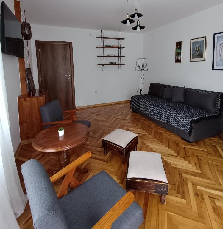 Posezení v ubytování Vila Bianca Srebrno jezero