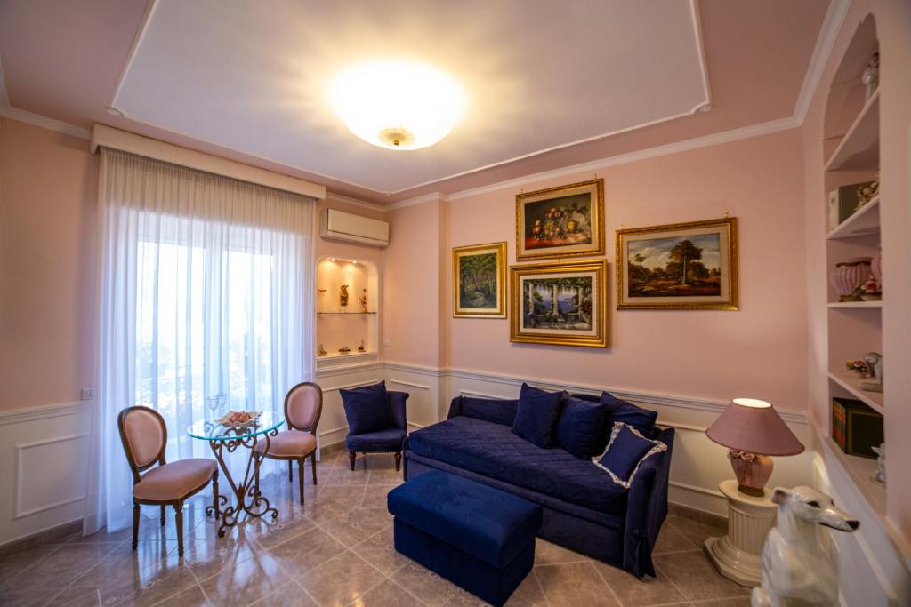 Posezení v ubytování Angel luxury Suite