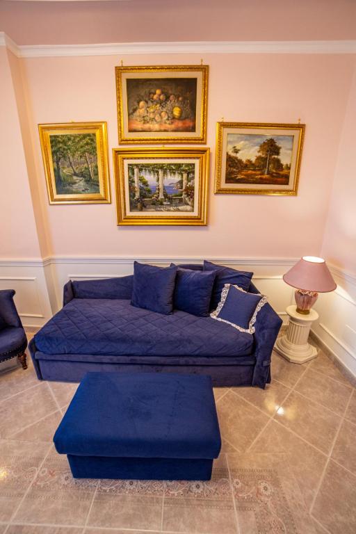 Posezení v ubytování Angel luxury Suite