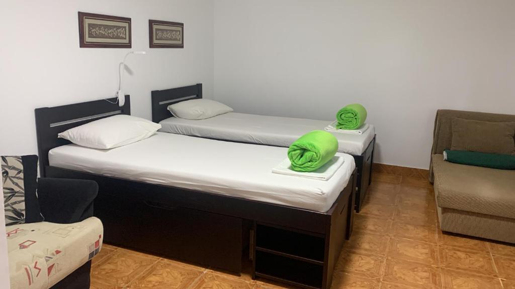 Postel nebo postele na pokoji v ubytování All in Delta Camere de inchiriat