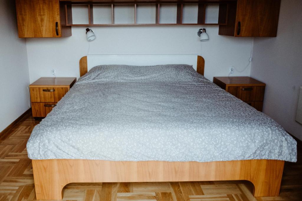 Postel nebo postele na pokoji v ubytování Apartman Hana