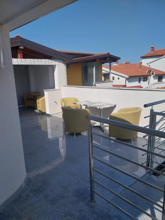 Balkón nebo terasa v ubytování Apartments Leon