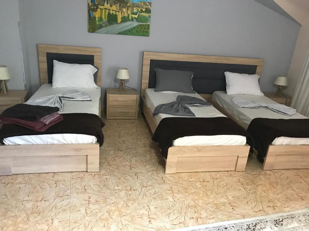 Postel nebo postele na pokoji v ubytování Maison Centre