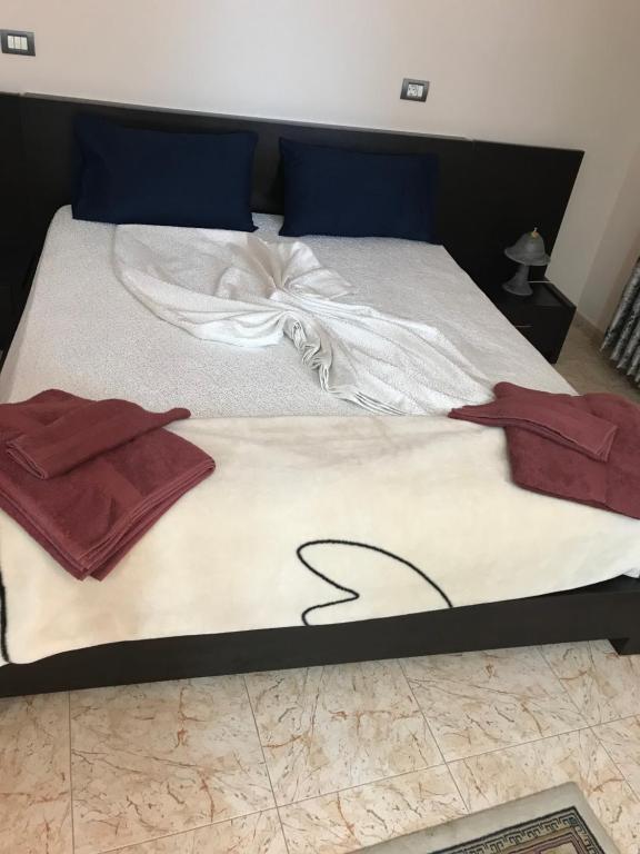 Postel nebo postele na pokoji v ubytování Maison Centre