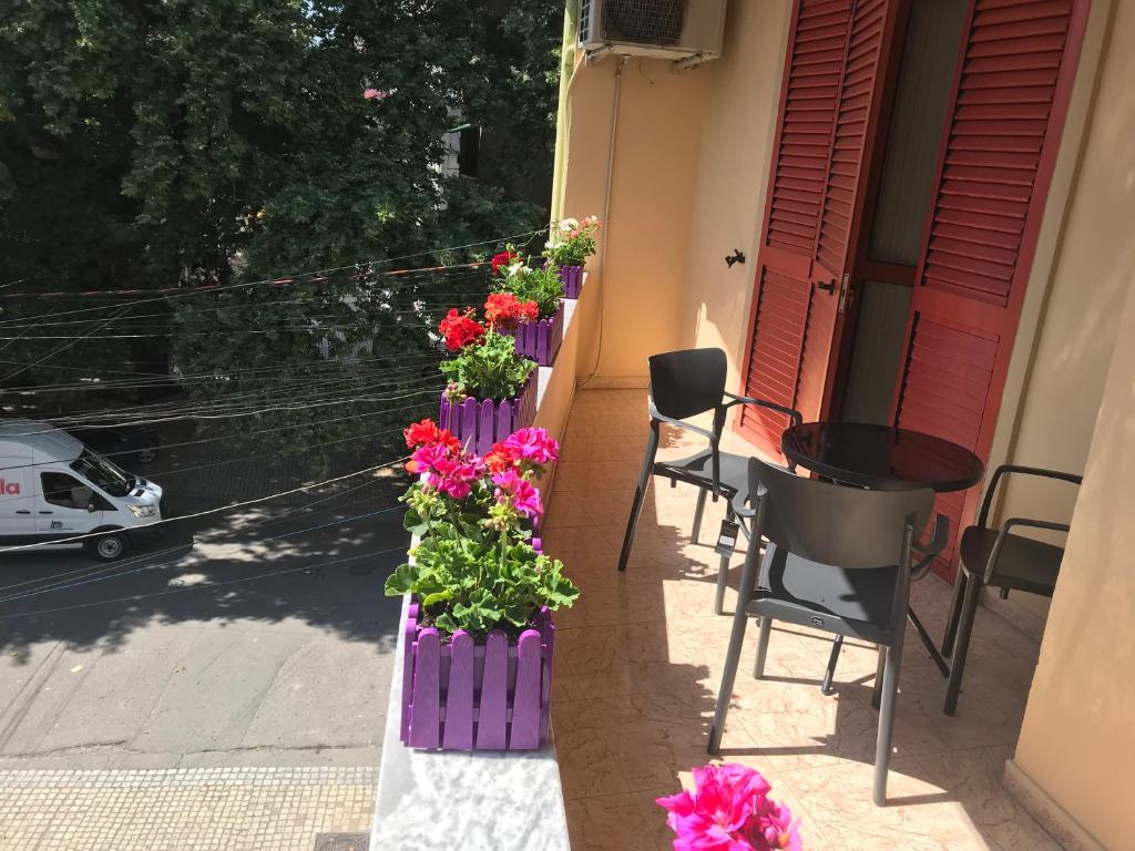 Balkón nebo terasa v ubytování Maison Centre