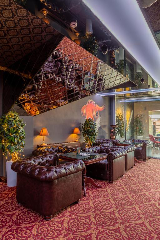 Posezení v ubytování Villa Boutique Hotel